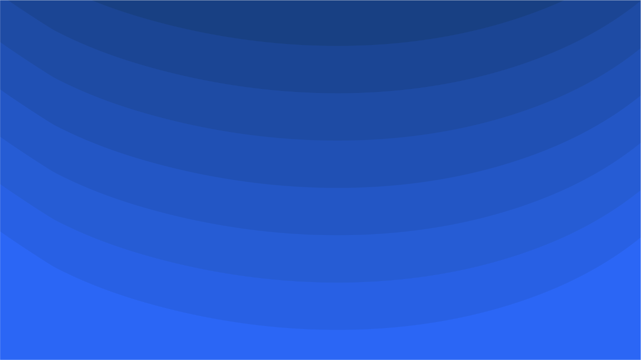 Fondo abstracto de ondas degradadas en tonalidades azul cobalto y marino con diseño minimalista curvo.